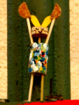 Osterhasen-Yogi (Detail)