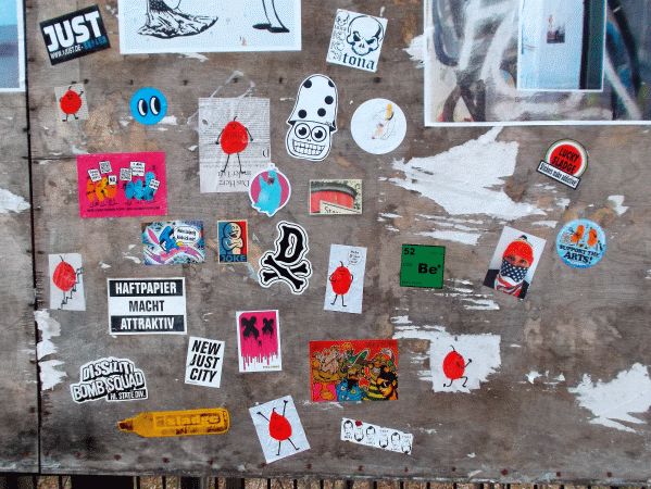 Streetart-Pinboard