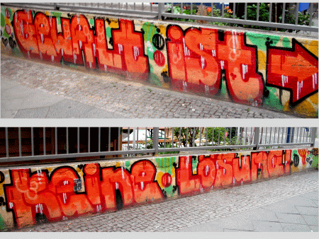 Street-Art: Gewalt ist keine Lsung