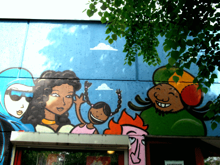 Street-Art: Kindergarten