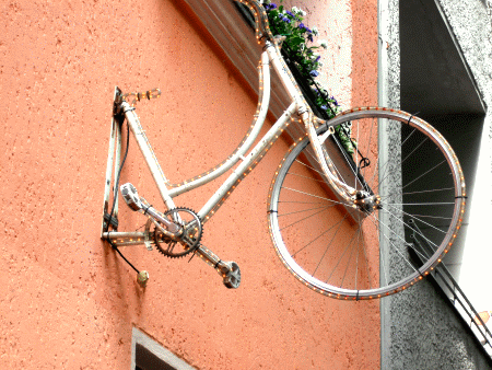 Street-Art: Fahrradhalter