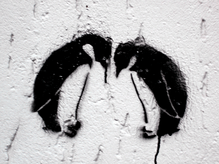 Street-Art: Pinguine