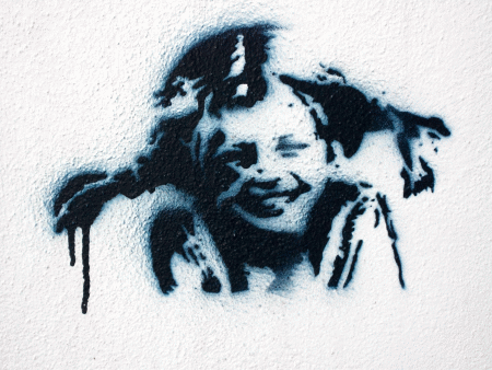 Street-Art: Pippi Langstrumpf