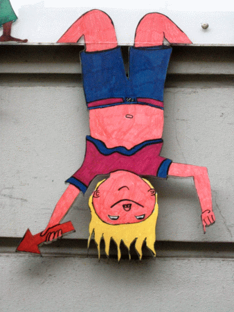 Street-Art: Kinder-Yoga