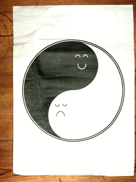 Street-Art: Ying und Yang