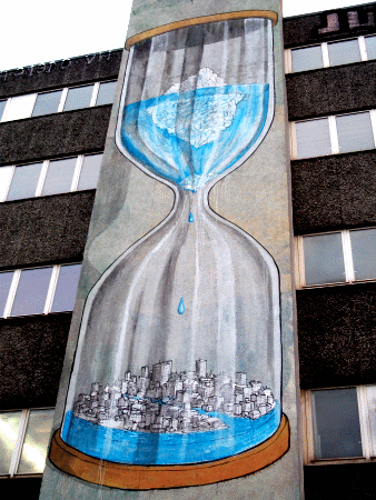 Street-Art: Fassade in Kreuzberg 3