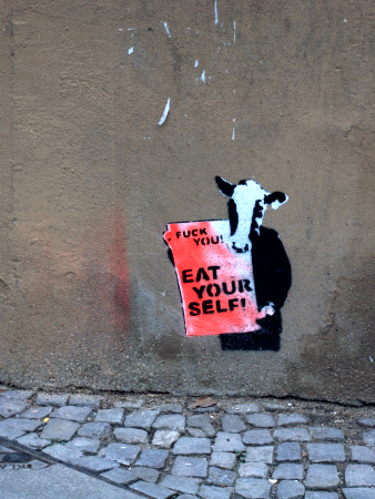 Street-Art: Vegetarier