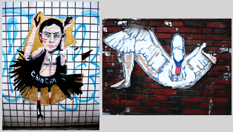 Street-Art: Mein lieber Schwan