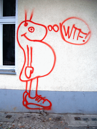 Street-Art: Was zum Teufel