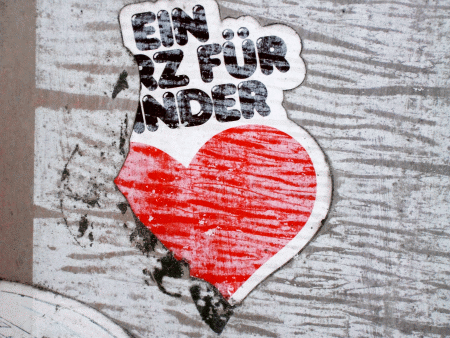 Street-Art: Ein Herz für Inder