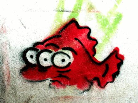 Street-Art: Fischmutation