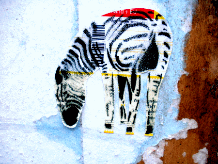 Street-Art: Zebra