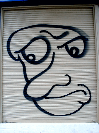 Street-Art: Gesicht