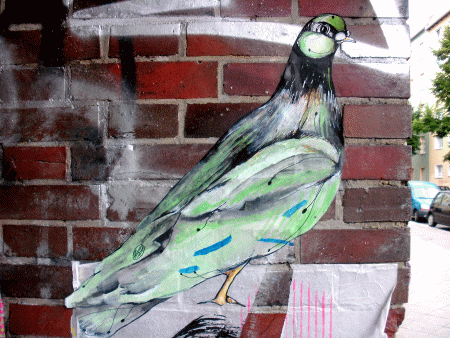 Street-Art: Vogel