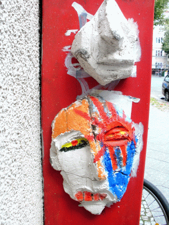 Street-Art: Gesichtsmasken 2