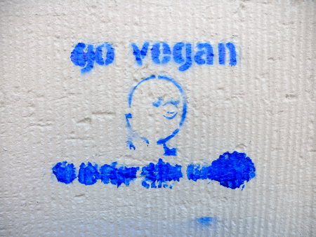 Street-Art: Go vegan
