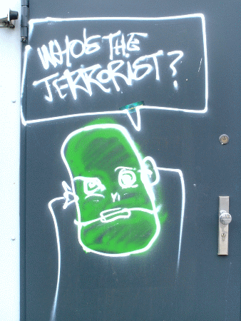 Street-Art: Who's the Terrorist?