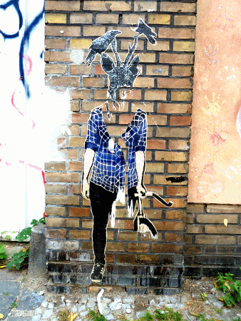 Street-Art: Rehbock