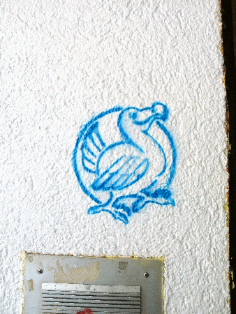 Street-Art: Pelikan