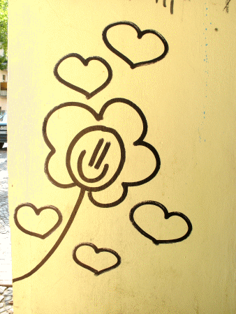 Street-Art: Sonnenblume 1