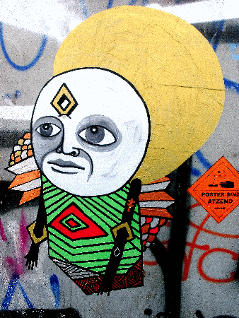 Street-Art: Außerirdischer