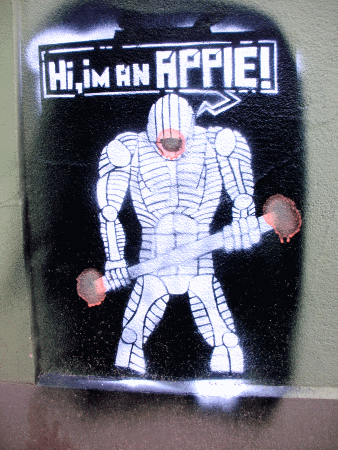 Street-Art: Hi, I'm an Appie