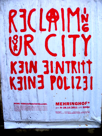 Street-Art: Reclaiming our City, Plakat