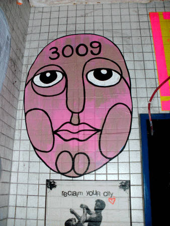 Street-Art: Gesicht