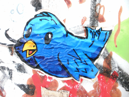 Street-Art: Jumbo-Vogel