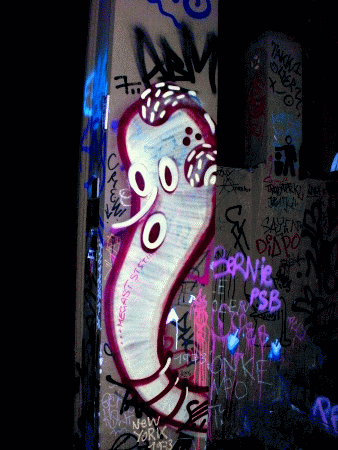 Street-Art: Seepferdchen