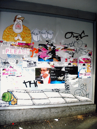 Street-Art: Obdachlos (Kontext)