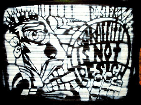 Street-Art: Graffitti is not design (Detail)