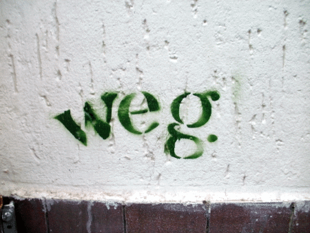 Street-Art: Weg