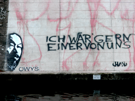 Street-Art: Ai Weiwei und "Ich wäre gern einer von uns"