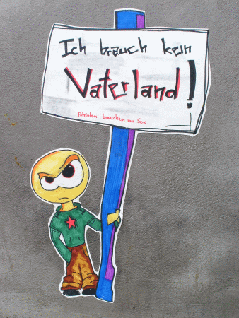 Street-Art: Ich brauch kein Vaterland