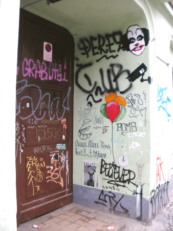 Street-Art: Clown (Kontext)