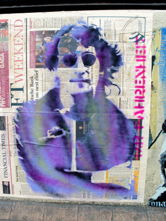 Street-Art: John Lennon (Detail)