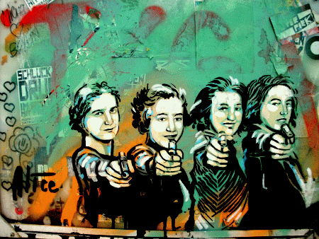 Street-Art: Killergirls (Detail)