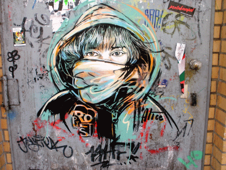Street-Art: Streetfighterin (Detail)