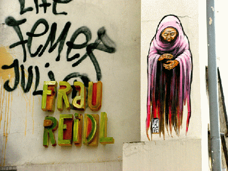 Street-Art: Old Woman (Kontext)