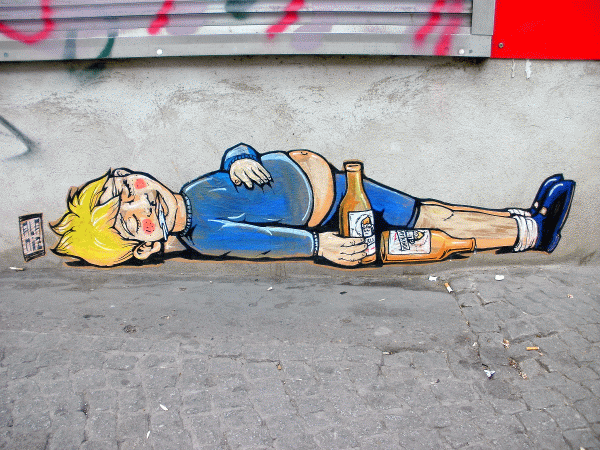 Street-Art: Berliner Kindl