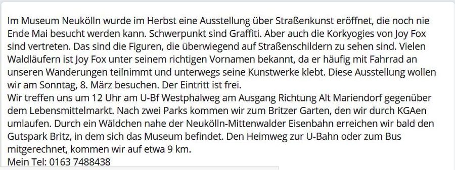 Figuren einer Ausstellung